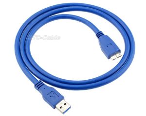 USB 3 0 h za USB 3.0 mikro BM plave boje kabel