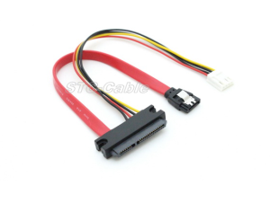 22pin SATA do SATA 7pin LP4 Pin Kabelom