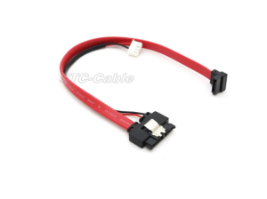 13pin SATA do SATA 7 klin 90 stupnjeva sa LP4 mrežni kabel