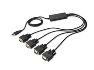 USB 4 Port serijski Prilagodnici DB-9 RS-232 kabel